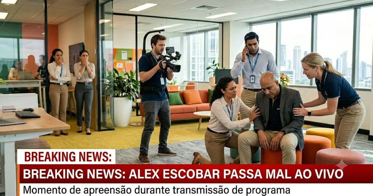 Alex Escobar Passou Mal ao Vivo: O Alerta que Pode Salvar Sua Vida