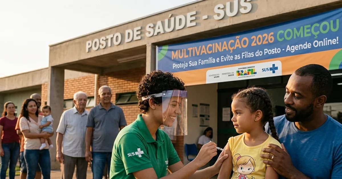 Multivacinação 2026 Começou: Proteja Sua Família e Evite as Filas do Posto